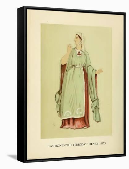 Fashion in the Period of Edward I-Lewis Wingfield-Framed Stretched Canvas