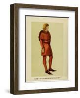 Fashion in the Period of Edward I-Lewis Wingfield-Framed Art Print