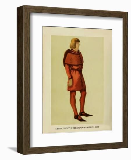 Fashion in the Period of Edward I-Lewis Wingfield-Framed Art Print