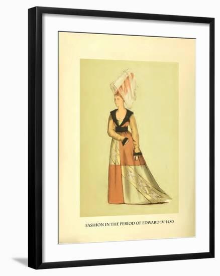 Fashion in the Period of Edward IV-Lewis Wingfield-Framed Art Print