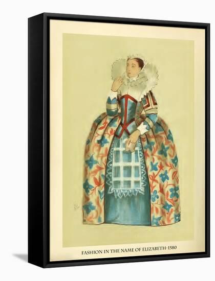 Fashion in the Period of Elizabeth-Lewis Wingfield-Framed Stretched Canvas