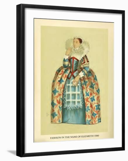 Fashion in the Period of Elizabeth-Lewis Wingfield-Framed Art Print