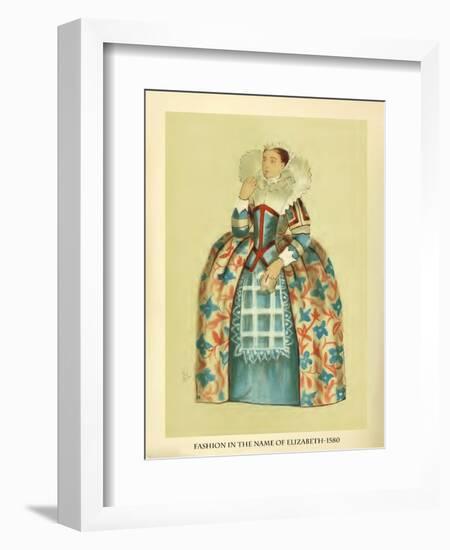 Fashion in the Period of Elizabeth-Lewis Wingfield-Framed Art Print