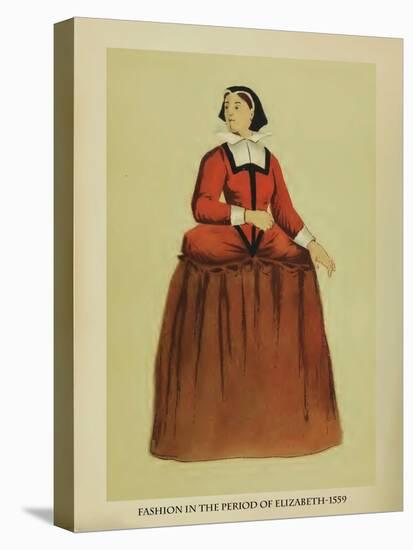 Fashion in the Period of Elizabeth-Lewis Wingfield-Stretched Canvas