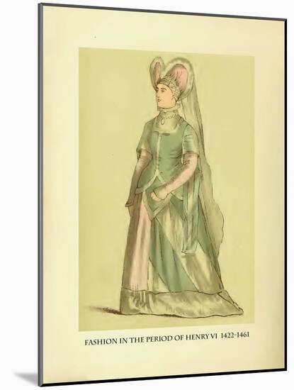 Fashion in the Period of Henry Vi-Lewis Wingfield-Mounted Art Print