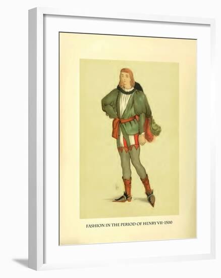 Fashion in the Period of Henry VII-Lewis Wingfield-Framed Art Print