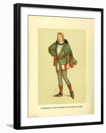 Fashion in the Period of Henry VII-Lewis Wingfield-Framed Art Print