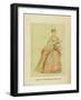 Fashion in the Period of Queen Anne-Lewis Wingfield-Framed Art Print