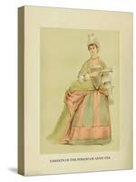 Fashion in the Period of Queen Anne-Lewis Wingfield-Stretched Canvas