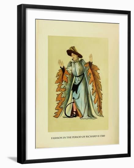 Fashion in the Period of Richard II-Lewis Wingfield-Framed Art Print