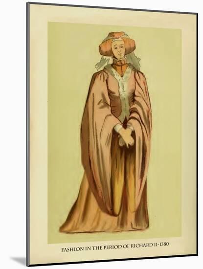 Fashion in the Period of Richard II-Lewis Wingfield-Mounted Art Print