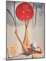 Fashion Magazine - Summer Beauty Issue - Vintage Magazine Cover 1941-Horst P. Horst-Mounted Art Print