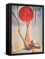 Fashion Magazine - Summer Beauty Issue - Vintage Magazine Cover 1941-Horst P. Horst-Framed Stretched Canvas