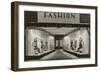 Fashion, Manikins in Windows-null-Framed Art Print