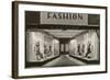 Fashion, Manikins in Windows-null-Framed Art Print