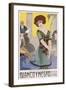 Fashion Model 1914-Joaquim Xaudaro-Framed Art Print