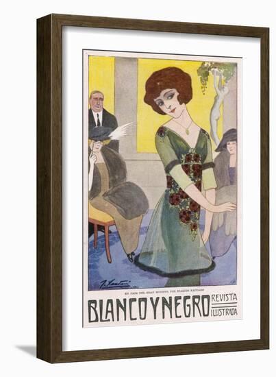 Fashion Model 1914-Joaquim Xaudaro-Framed Art Print