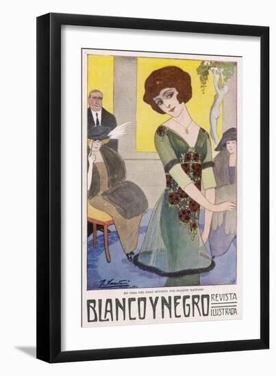 Fashion Model 1914-Joaquim Xaudaro-Framed Art Print