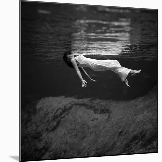 Fashion Model Floating In Water, 1947-Science Source-Mounted Giclee Print