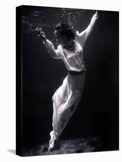 Fashion Model Underwater, 1939-Science Source-Stretched Canvas
