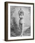 Fashion Model Wearing Early Swimwear-null-Framed Photographic Print