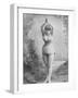 Fashion Model Wearing Early Swimwear-null-Framed Photographic Print