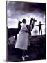 Fashion Model with Llamas, 1952-Science Source-Mounted Premium Giclee Print