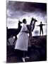 Fashion Model with Llamas, 1952-Science Source-Mounted Giclee Print