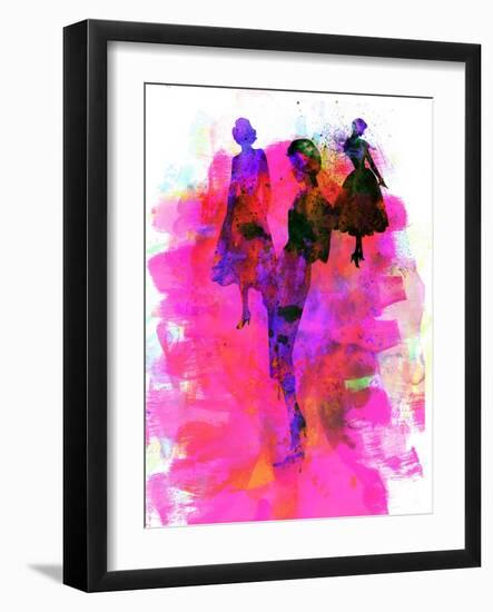 Fashion Models 1-Irina March-Framed Art Print