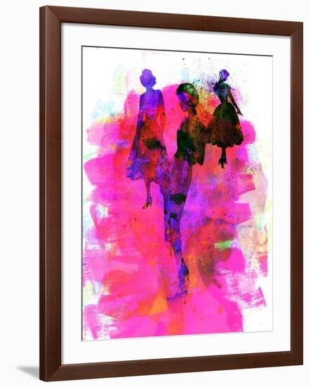 Fashion Models 1-Irina March-Framed Art Print