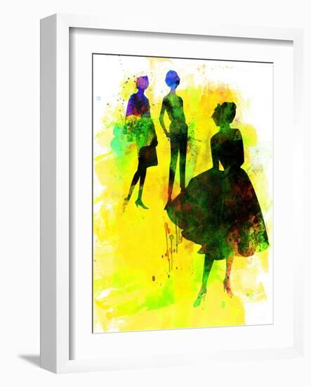 Fashion Models 2-Irina March-Framed Art Print