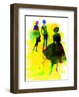 Fashion Models 2-Irina March-Framed Art Print