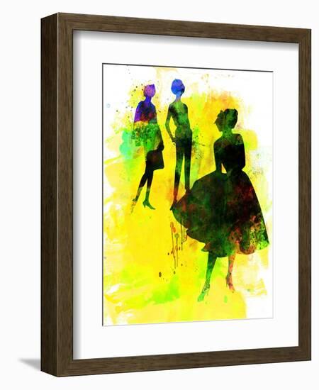 Fashion Models 2-Irina March-Framed Art Print