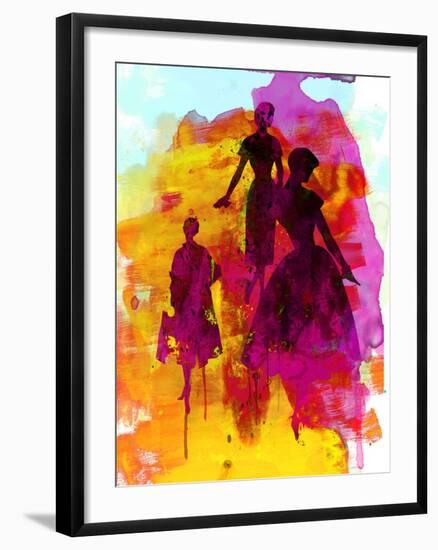 Fashion Models 3-Irina March-Framed Art Print