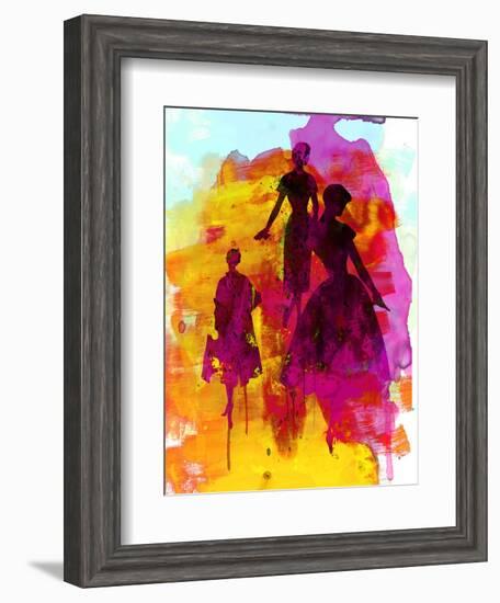 Fashion Models 3-Irina March-Framed Art Print