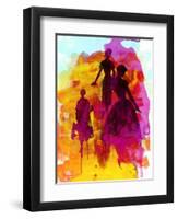 Fashion Models 3-Irina March-Framed Art Print