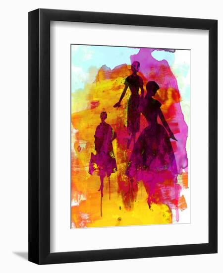 Fashion Models 3-Irina March-Framed Art Print