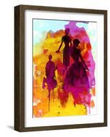 Fashion Models 3-Irina March-Framed Art Print