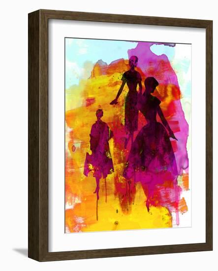 Fashion Models 3-Irina March-Framed Art Print