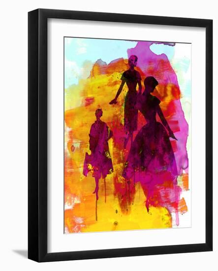 Fashion Models 3-Irina March-Framed Art Print