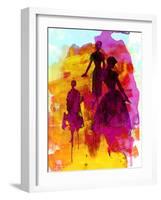 Fashion Models 3-Irina March-Framed Art Print