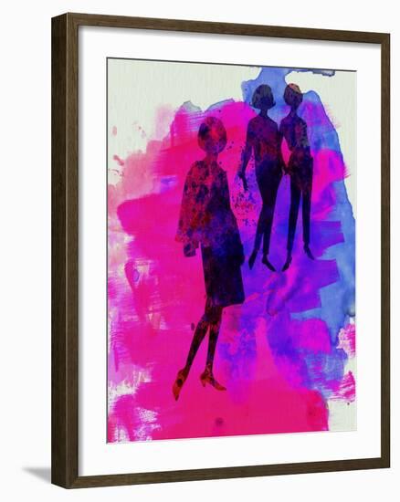 Fashion Models 4-Irina March-Framed Art Print