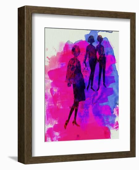 Fashion Models 4-Irina March-Framed Art Print