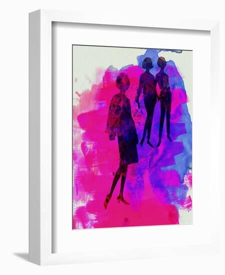 Fashion Models 4-Irina March-Framed Art Print