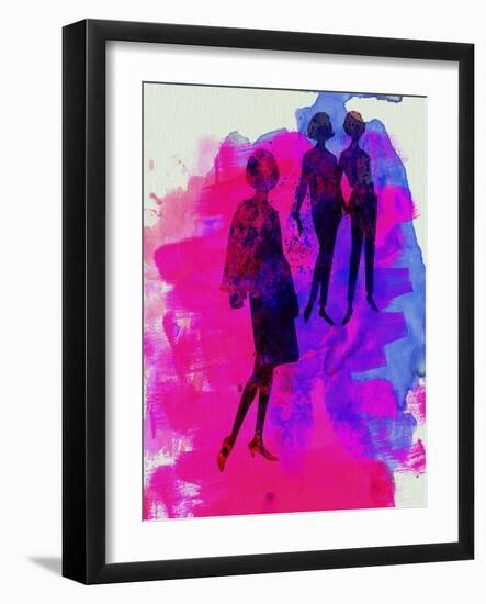 Fashion Models 4-Irina March-Framed Art Print