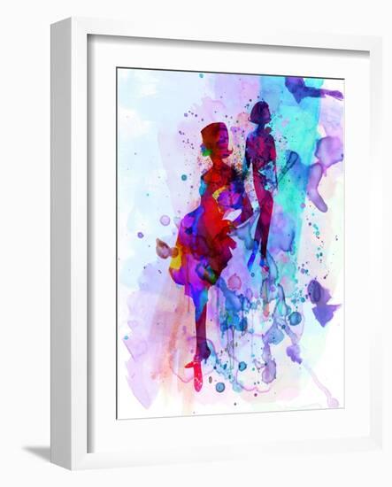 Fashion Models 5-Irina March-Framed Art Print