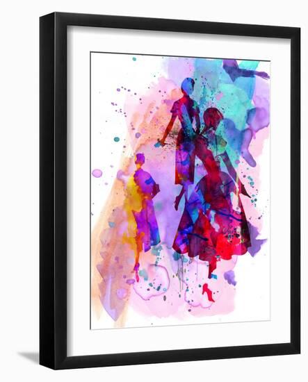 Fashion Models 6-Irina March-Framed Art Print