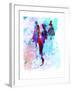 Fashion Models 7-Irina March-Framed Art Print