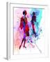 Fashion Models 8-Irina March-Framed Art Print