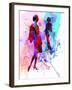 Fashion Models 8-Irina March-Framed Art Print